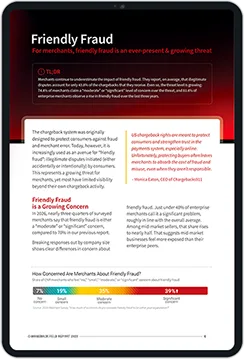 Page from the 2026 Chargeback Field Report