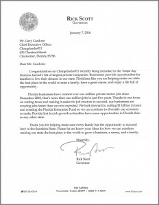 Rick Scott Letter