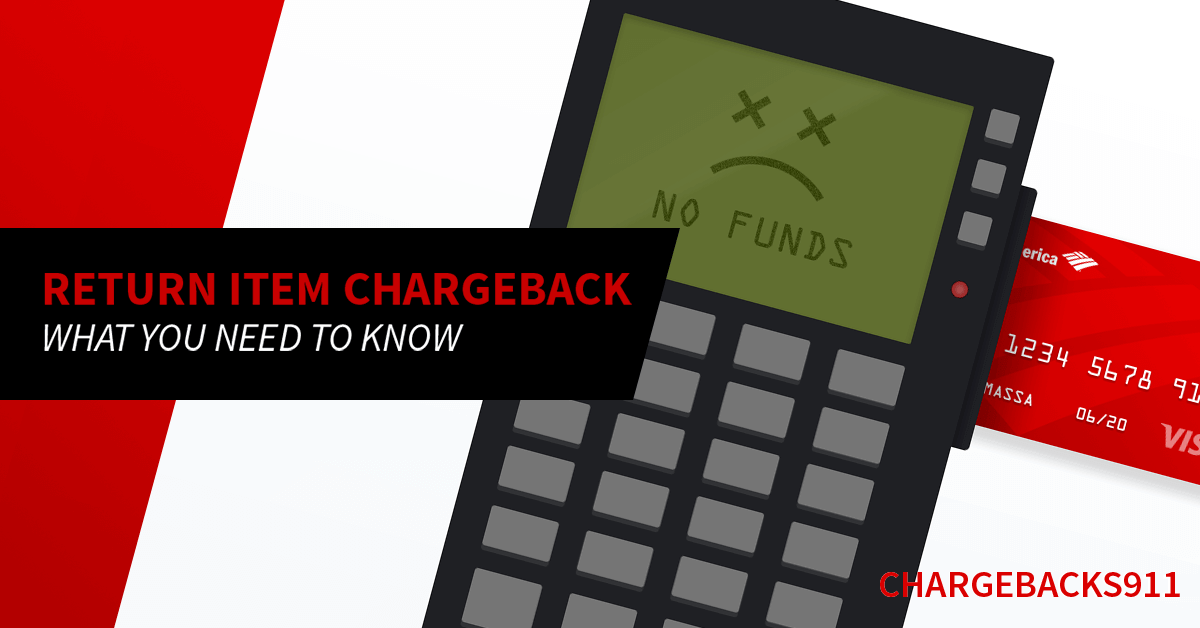 is a return item chargeback a bounced check