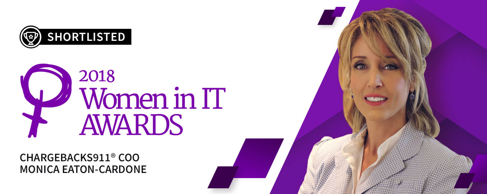 Monica Shortlisted for Women in IT Awards Silicon Valley 2018
