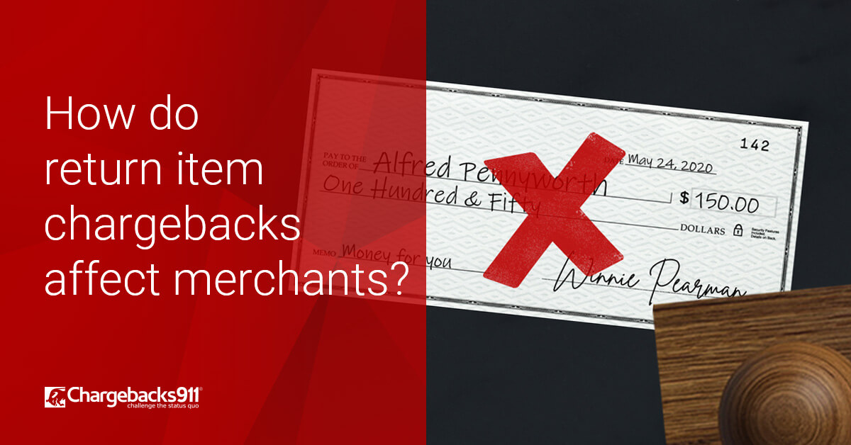 Should a Return Item Chargeback be Cause for Concern?