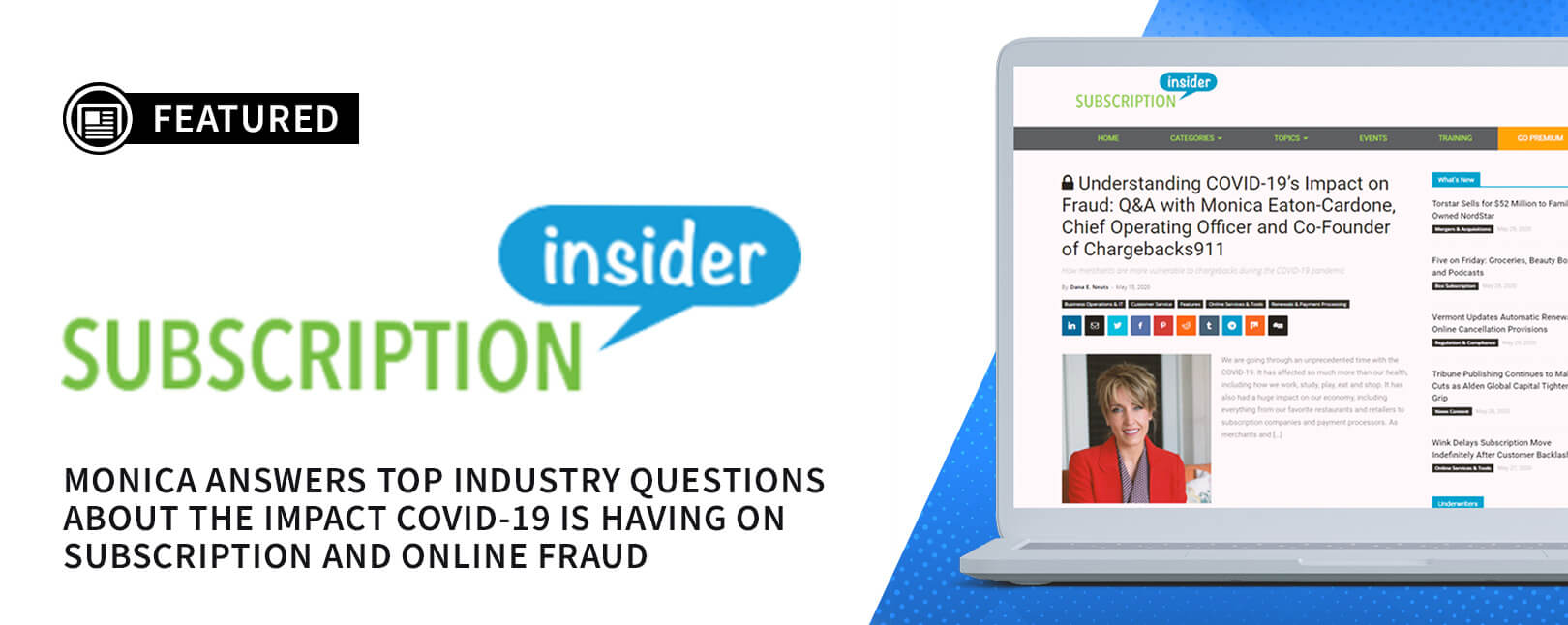 Chargebacks911® COO Hosts Industry Q&A for Subscription Insider