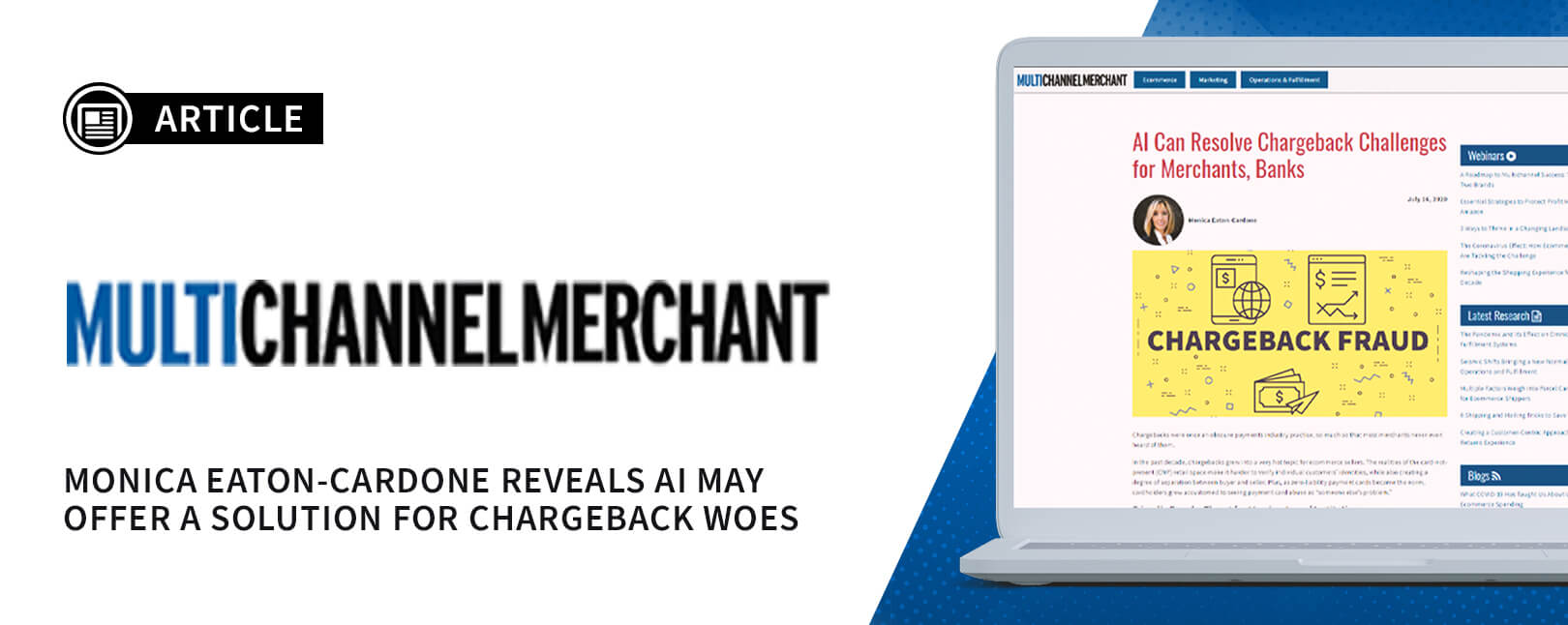 AI Can Resolve Chargeback Challenges for Merchants & Banks