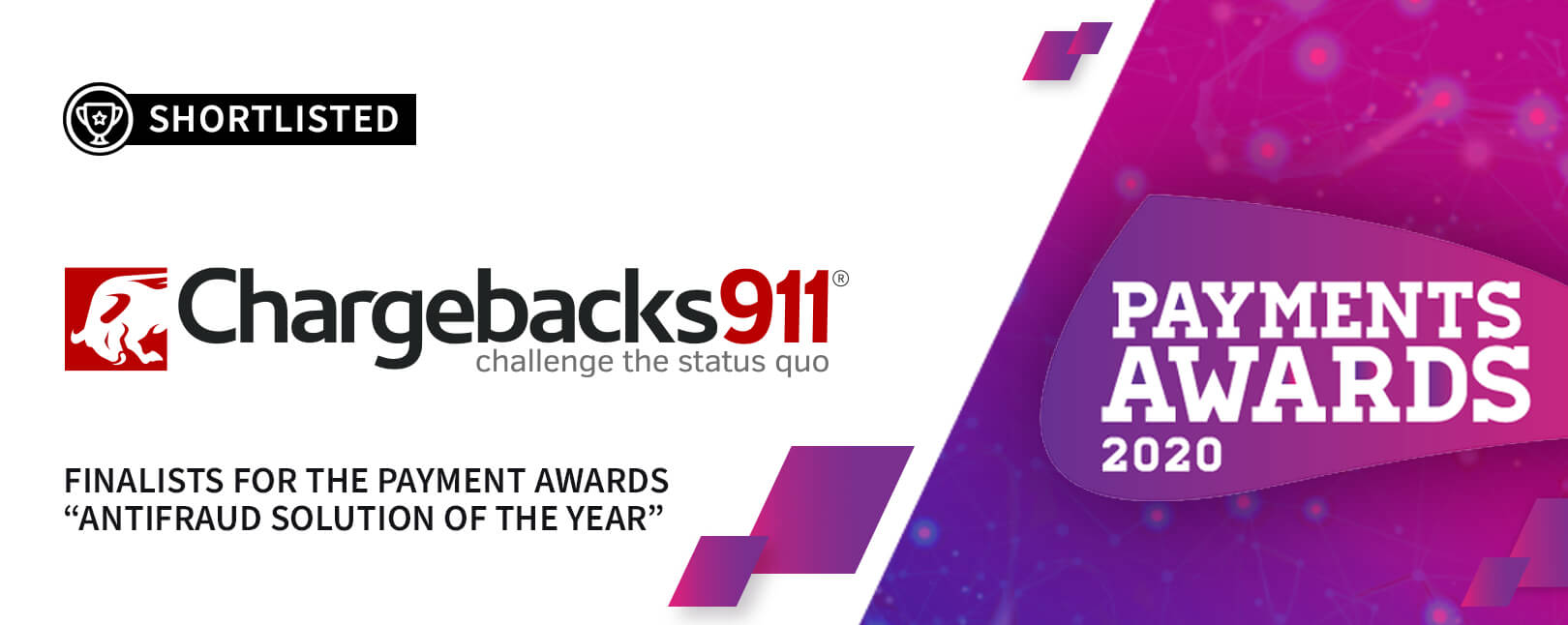 Chargebacsk911® Selected for “Antifraud Solution of the Year” Award!