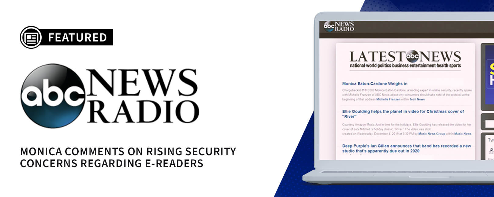 Chargebacks911® Executive Talks eReader Security for ABC News