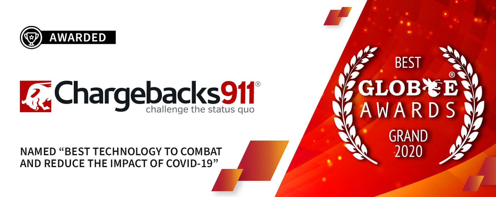 Chargebacks911® Named “Best Technology to Reduce Impact of COVID-19”!