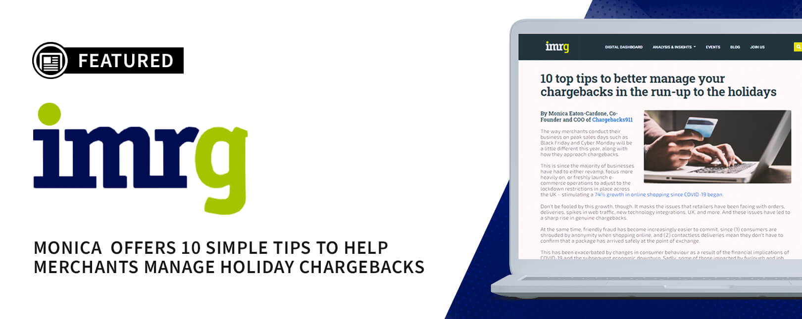 10 Top Tips to Manage Chargebacks in the Run-Up to the Holidays