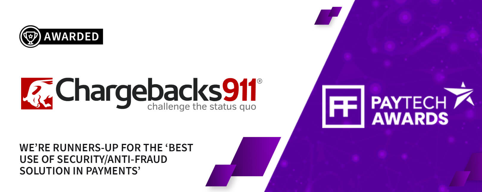 Chargebacks911® Gets the Nod as ‘Best Use of Security/Anti-Fraud Solution’