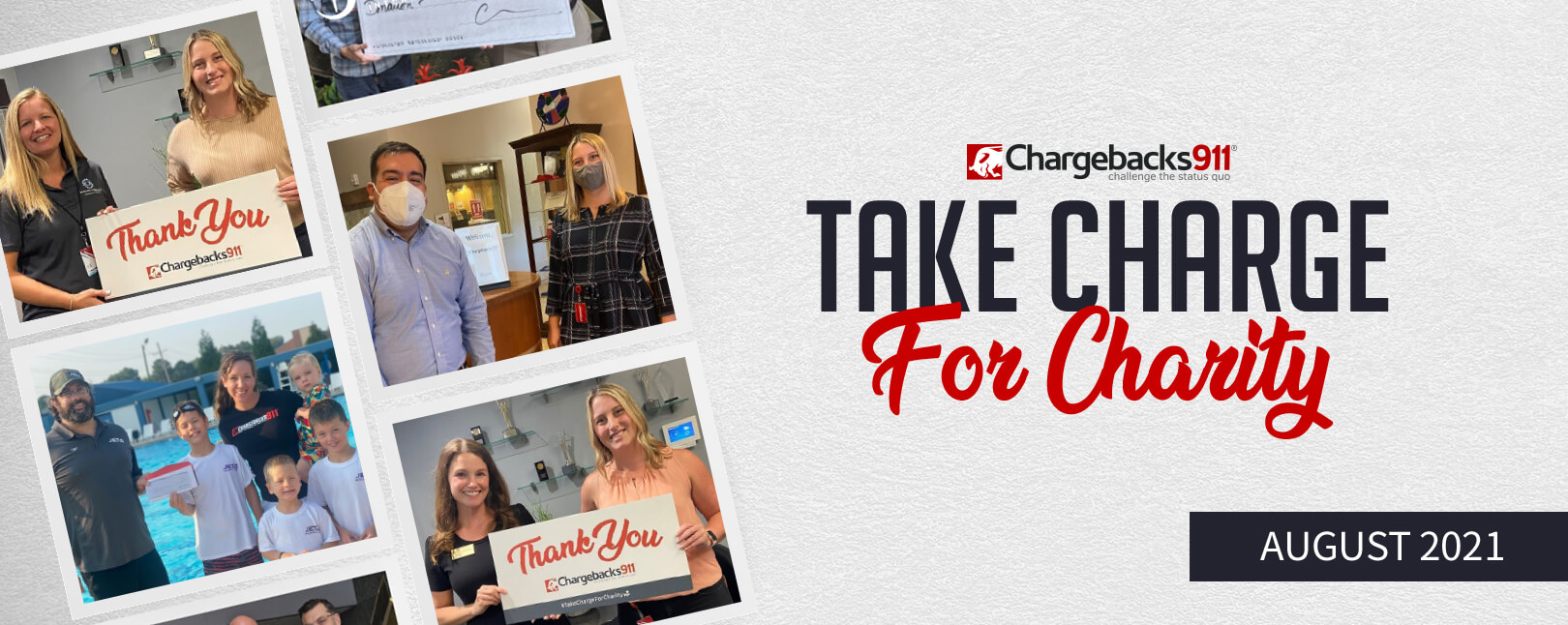 Take Charge for Charity – August 2021