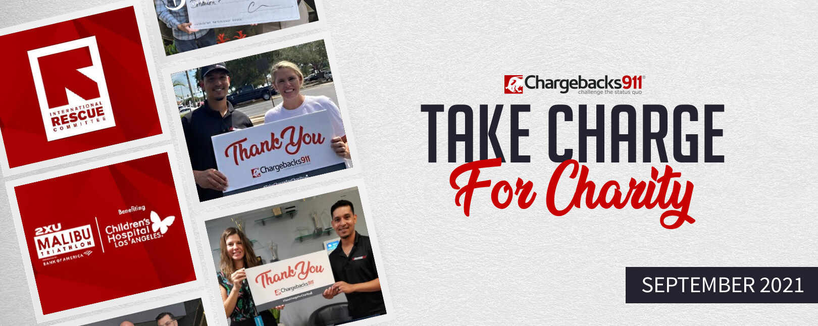 Take Charge for Charity – September 2021