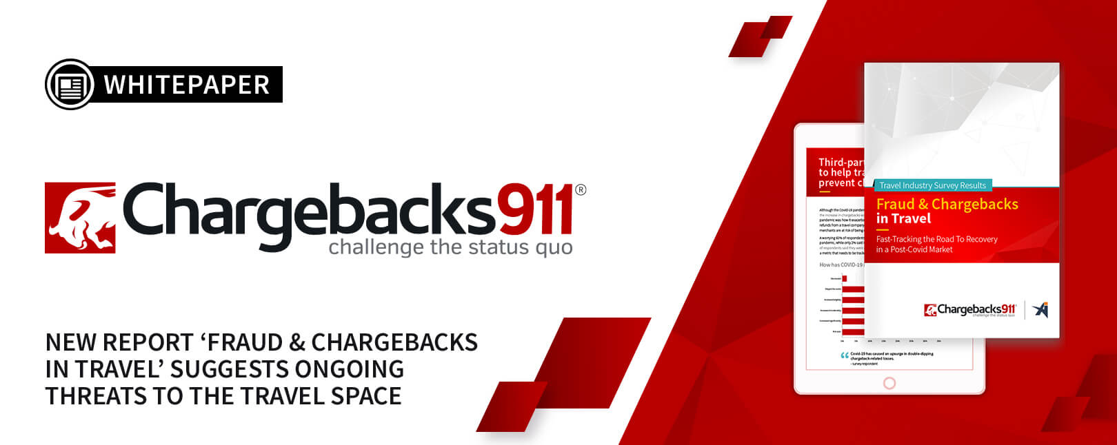New Report from Chargebacks911® Finds Trouble for Travel Merchants