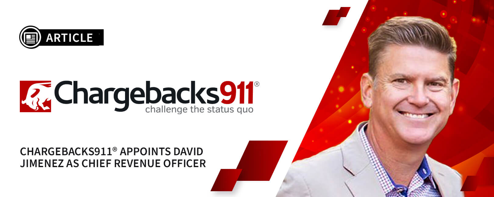 Chargebacks911® Appoints David Jimenez as Chief Revenue Officer