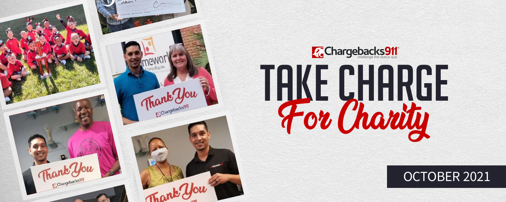 Take Charge for Charity – October 2021