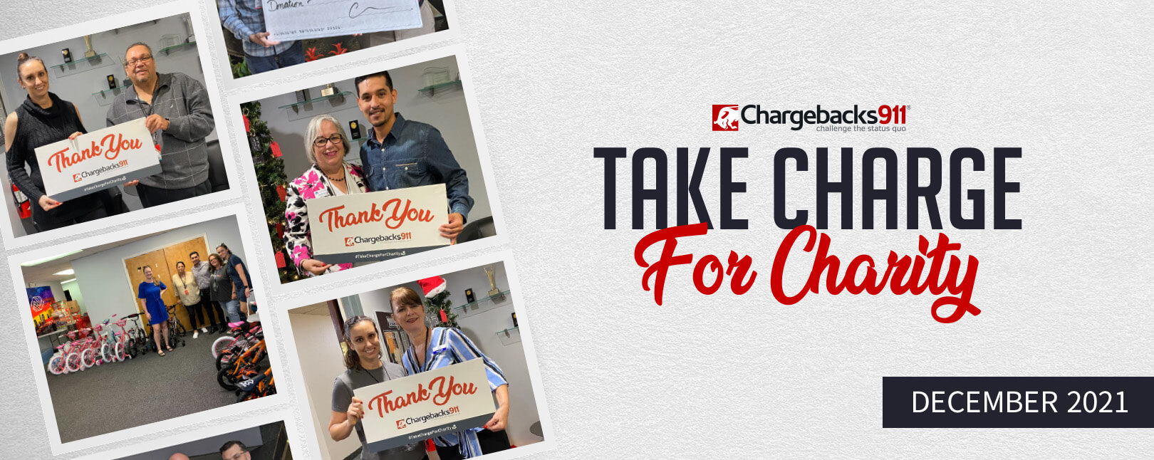 Take Charge for Charity - December 2021