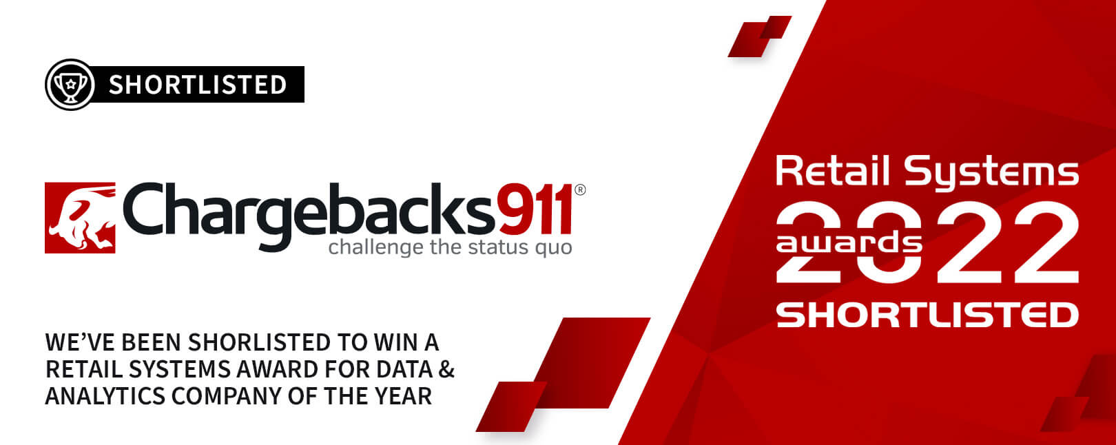 Chargebacks911® Selected for 'Payments System of the Year' for 2022!