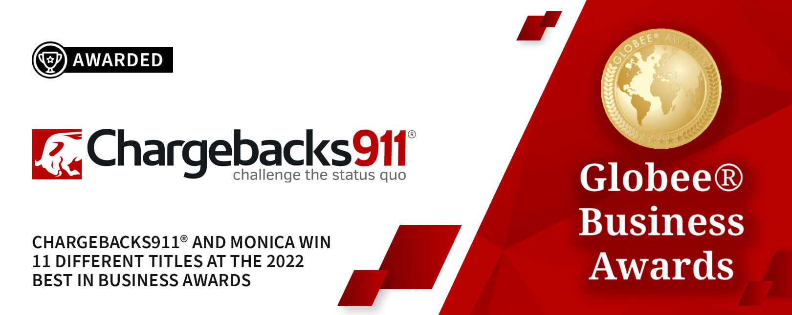 Chargebacks911® Win 11 Titles at the 2022 ‘Best in Business’ Awards!