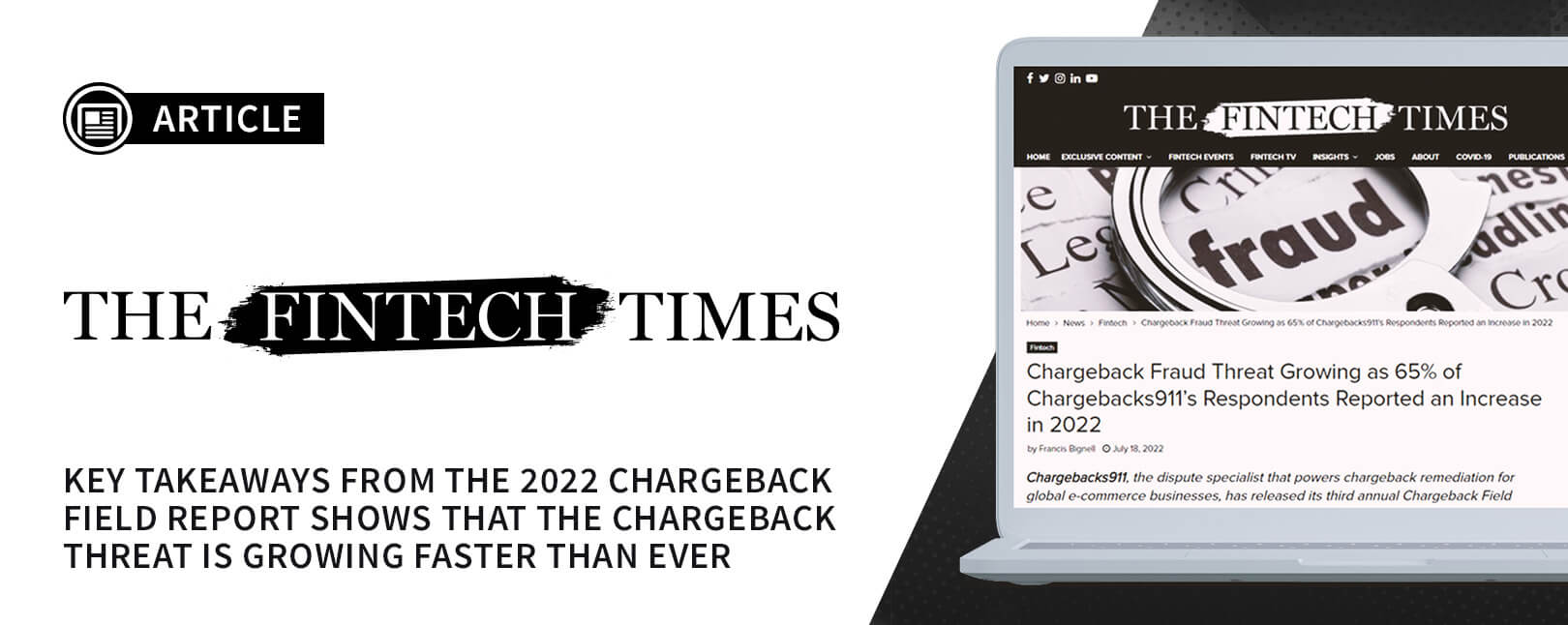 New Report From Chargebacks911® Featured in the Fintech Times