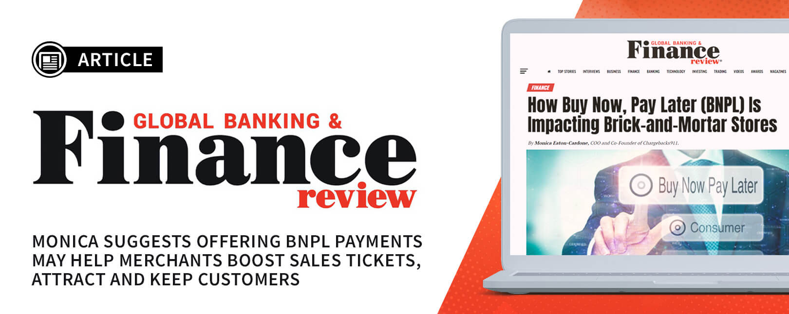 Chargebacks911® COO Featured By Global Banking & Finance Review