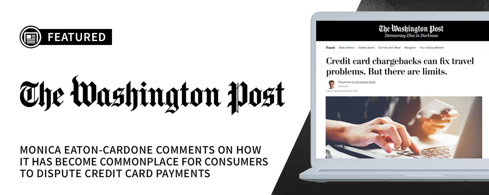 Chargebacks911® COO Quoted by The Washington Post