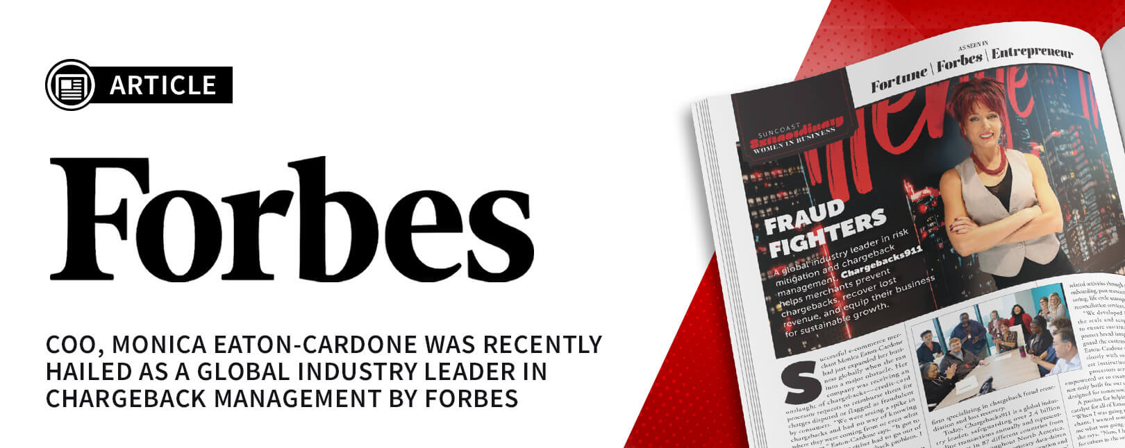 Chargebacks911® COO Named “Extraordinary Woman in Business” by Forbes