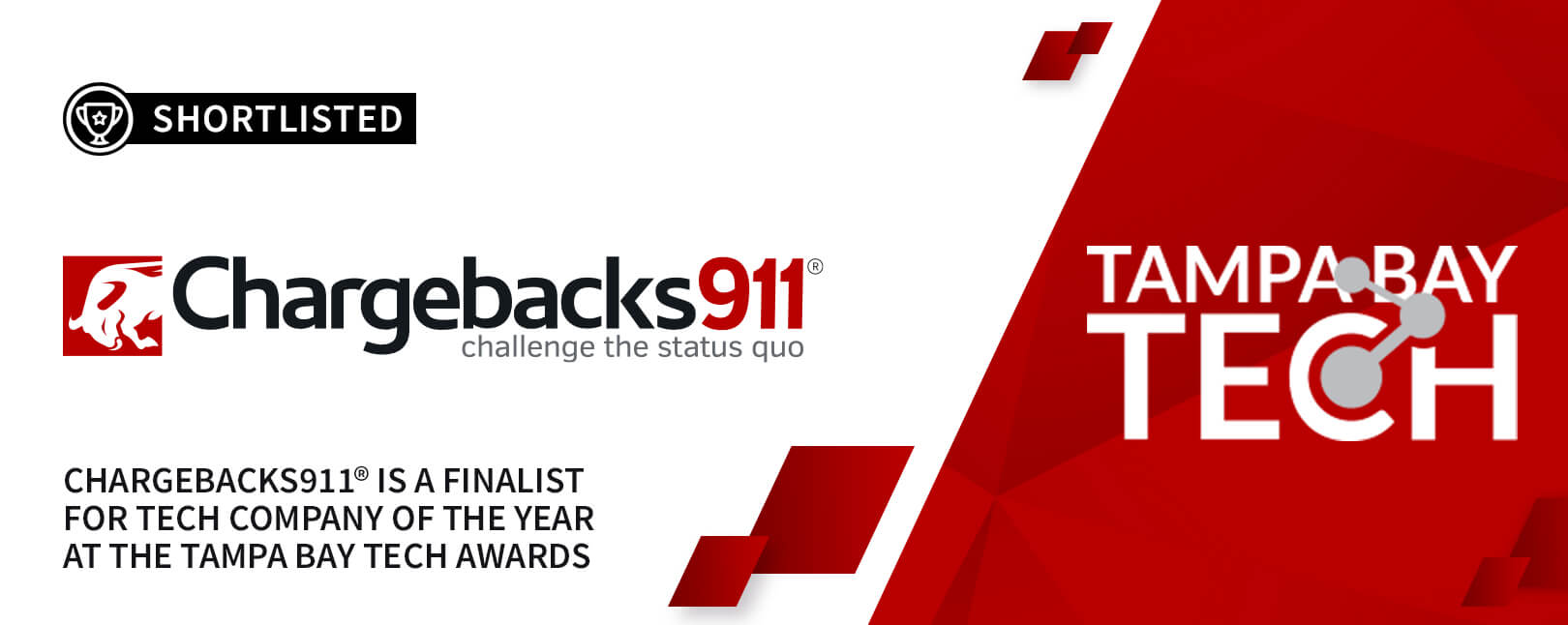 Chargebacks911® Selected as a ‘Tech Company of the Year’ Contender