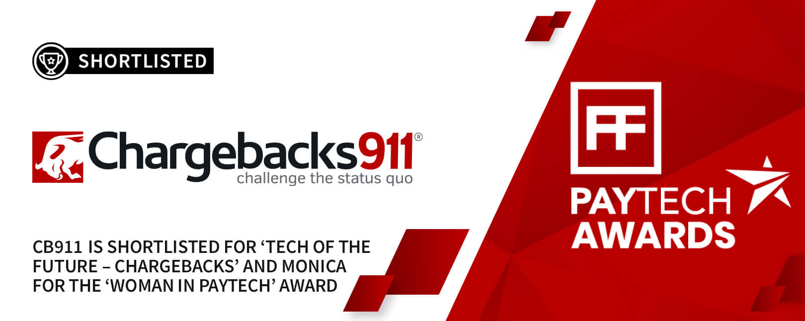 Chargebacks911® Selected for a 2023 “Tech of the Future” Award!