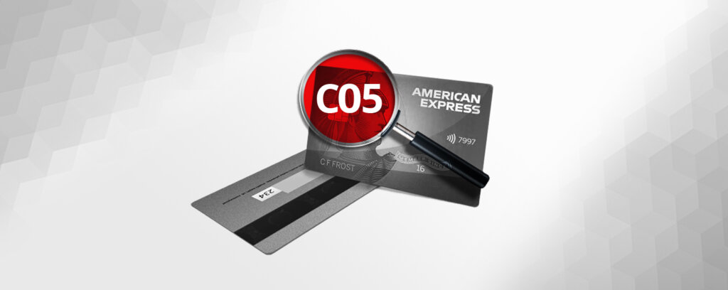 American Express reason code c05