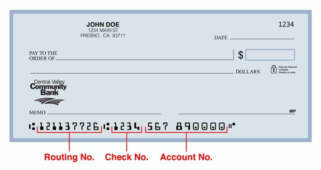 ABA Routing Number