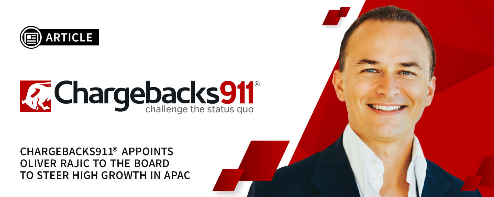 Welcoming Oliver Rajic to the Chargebacks911® Team!