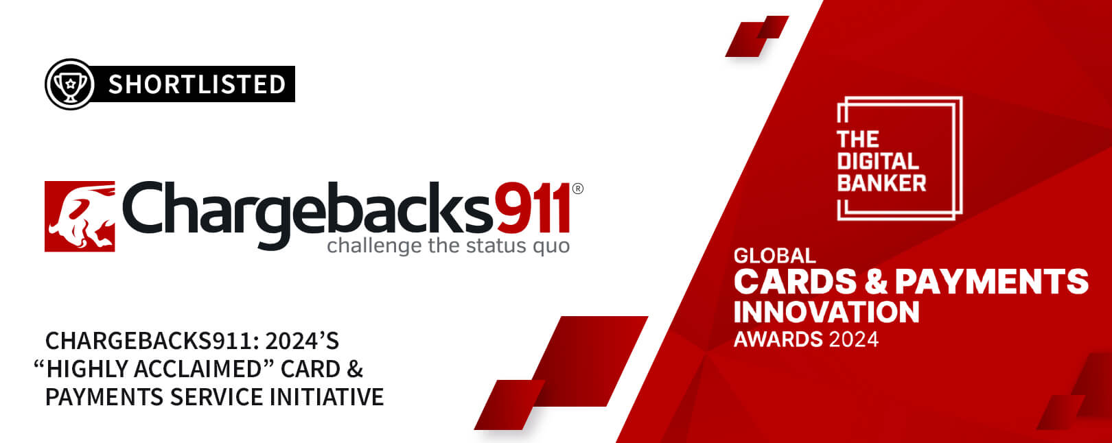 Chargebacks911® Named “Best Card & Payments Service Initiative” Of 2024!