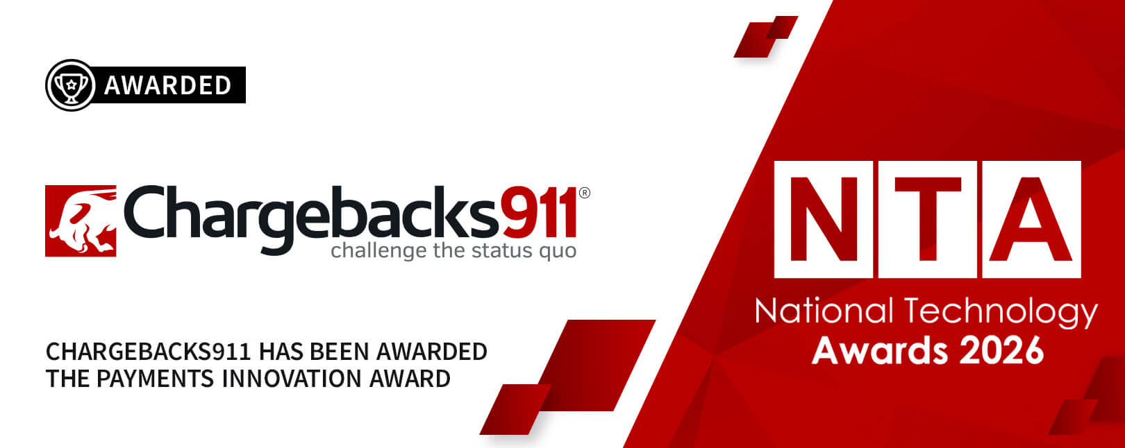We Won the “Payments Innovation Award” for 2026!